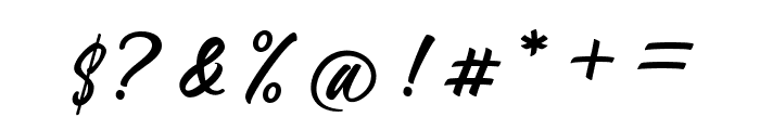 Andamar Regular Font OTHER CHARS