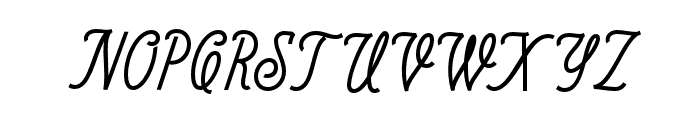 Andanta-Regular Font UPPERCASE