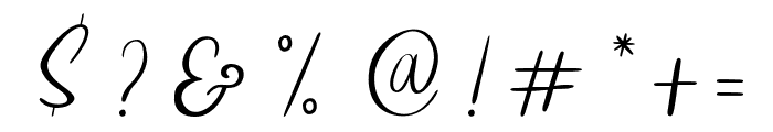 Andeeta-Regular Font OTHER CHARS