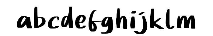 Andelina Regular Font LOWERCASE