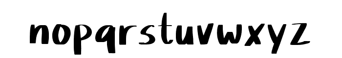 Andelina Regular Font LOWERCASE