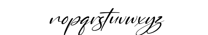 Andella Italic Font LOWERCASE