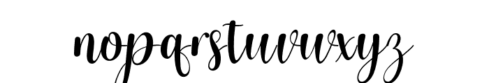 Andesta Font LOWERCASE