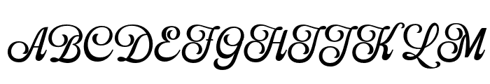 Andhelia-Thin Font UPPERCASE