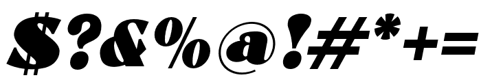 Andi Black Italic Font OTHER CHARS