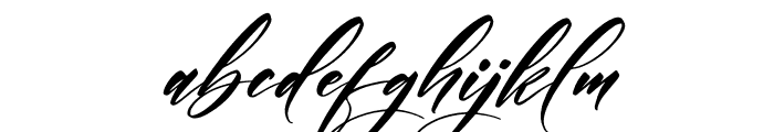 Andilanteria Signature Italic Font LOWERCASE