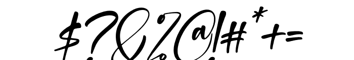 Andita Italic Font OTHER CHARS