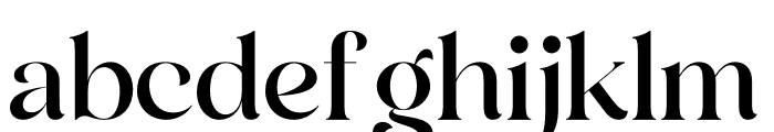 Andora Modern Serif Font LOWERCASE