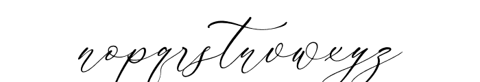Andorale Heart Italic Font LOWERCASE