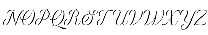 Andrea Harisah Italic Font UPPERCASE