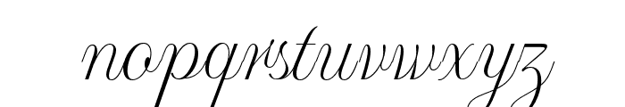 Andrea Harisah Italic Font LOWERCASE