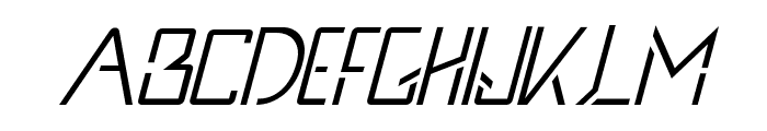 Andromeda-Italic Font LOWERCASE