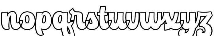 Andstay Outline Regular Font LOWERCASE