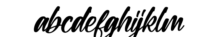 Aneaskara Italic Font LOWERCASE