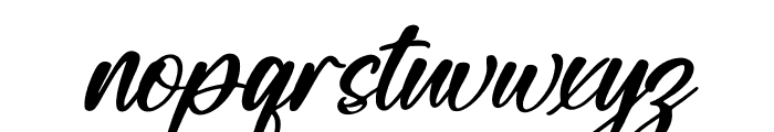 Aneaskara Italic Font LOWERCASE