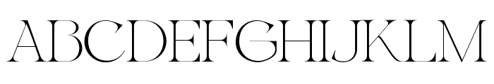 Anefity Font UPPERCASE