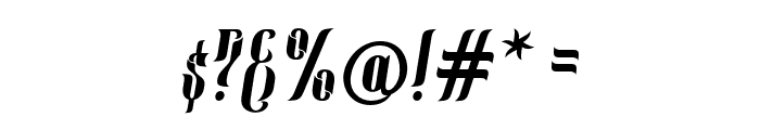 Anehena-Italic Font OTHER CHARS