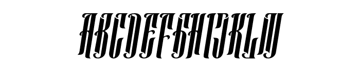 Anehena-Italic Font UPPERCASE