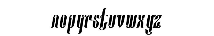 Anehena-Italic Font LOWERCASE