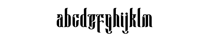Anehena-Regular Font LOWERCASE