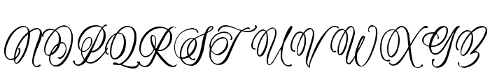 Anelisa-Regular Font UPPERCASE