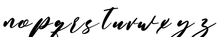 Anellia Italic Font LOWERCASE
