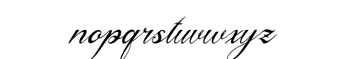 Anelyas Italic Font LOWERCASE