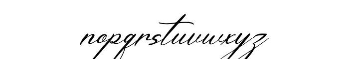 Aneritys Denhug Italic Font LOWERCASE