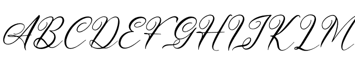 Aneritys Denhug Font UPPERCASE