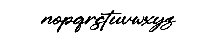 Anettasya Mottarue Italic Font LOWERCASE