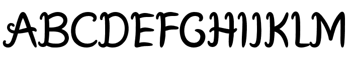Angasawangi-Regular Font UPPERCASE