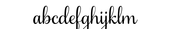 Angatha Font LOWERCASE