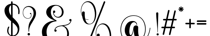 Angcham-Regular Font OTHER CHARS