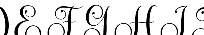 Angcham-Regular Font UPPERCASE
