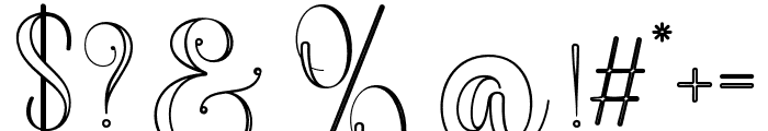 AngchamOutline-Regular Font OTHER CHARS