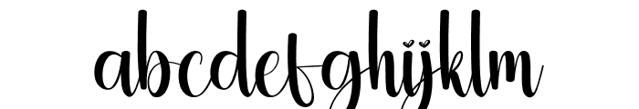 Angel Babyish Font LOWERCASE