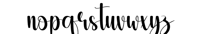 Angel Babyish Font LOWERCASE