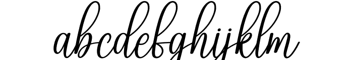 Angel Beach Font LOWERCASE