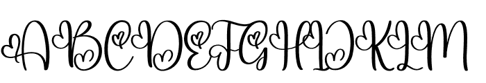 Angel Bestie Font UPPERCASE