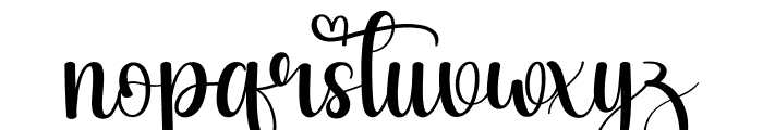 Angel Bestie Font LOWERCASE