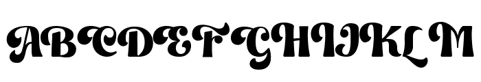 Angel Coast Regular Font UPPERCASE