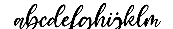 Angel Lovely Italic Font LOWERCASE