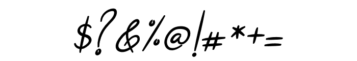 Angel Signature Italic Font OTHER CHARS