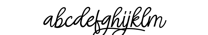 Angel Signature Italic Font LOWERCASE