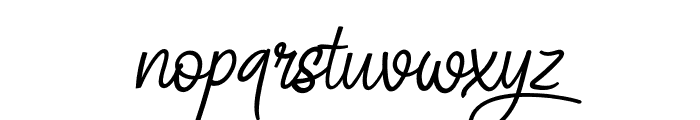 Angel Signature Italic Font LOWERCASE