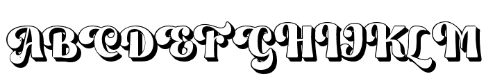 AngelCoast-Extrude Font UPPERCASE