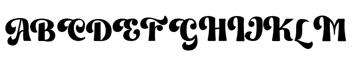AngelCoast-Regular Font UPPERCASE