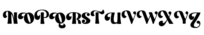 AngelCoast-Regular Font UPPERCASE