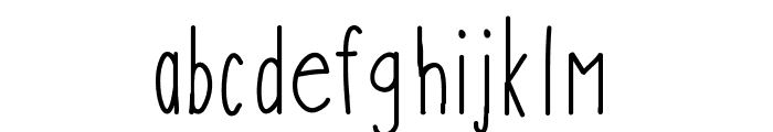 AngelHairPastaBold Font LOWERCASE