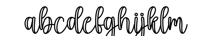 Angela Chubby Font LOWERCASE
